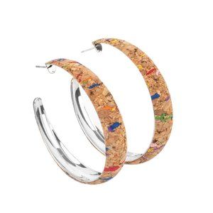 New & Beautiful A CORK In The Road - Multi Earrings